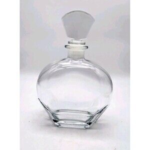 Vintage Luigi Bormioli Puccini Light & Music Crystal 9" Decanter Bottle Italy